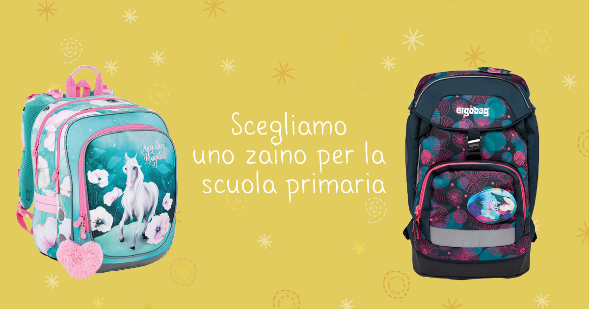 Zaini per la scuola primaria