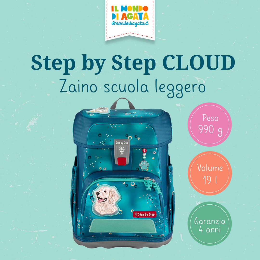 Zaino scuola Step by Step CLOUD