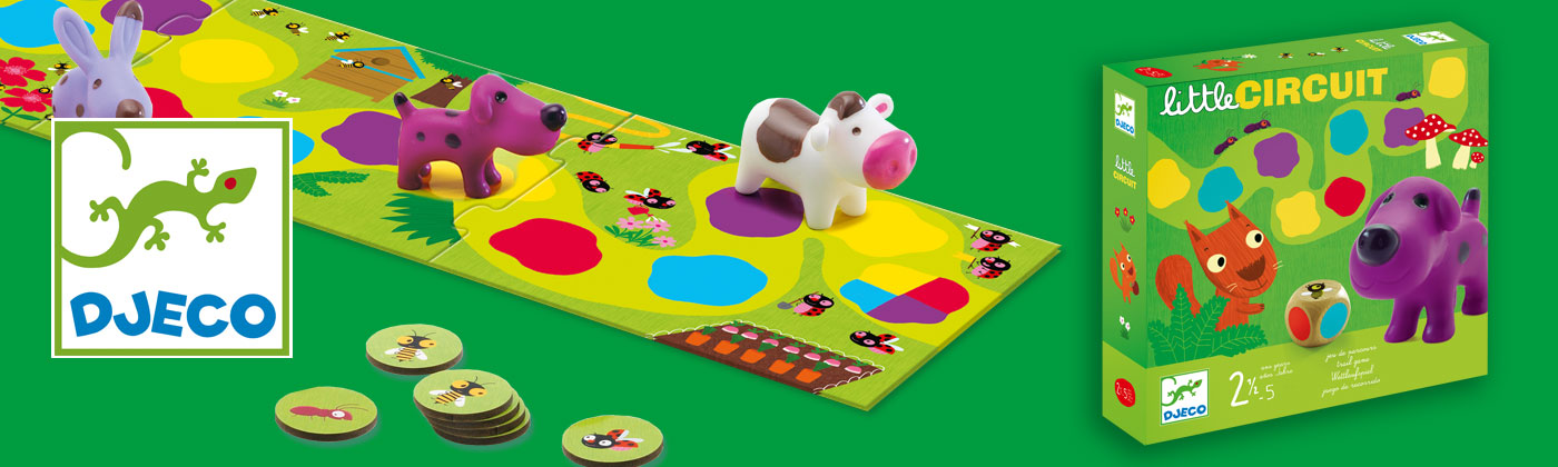 Gioco da tavolo per i più piccoli: Percorso con animali