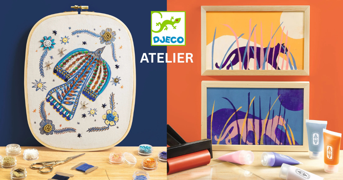 NOVITÀ per adolescenti e adulti: Set artistici Djeco ATELIER