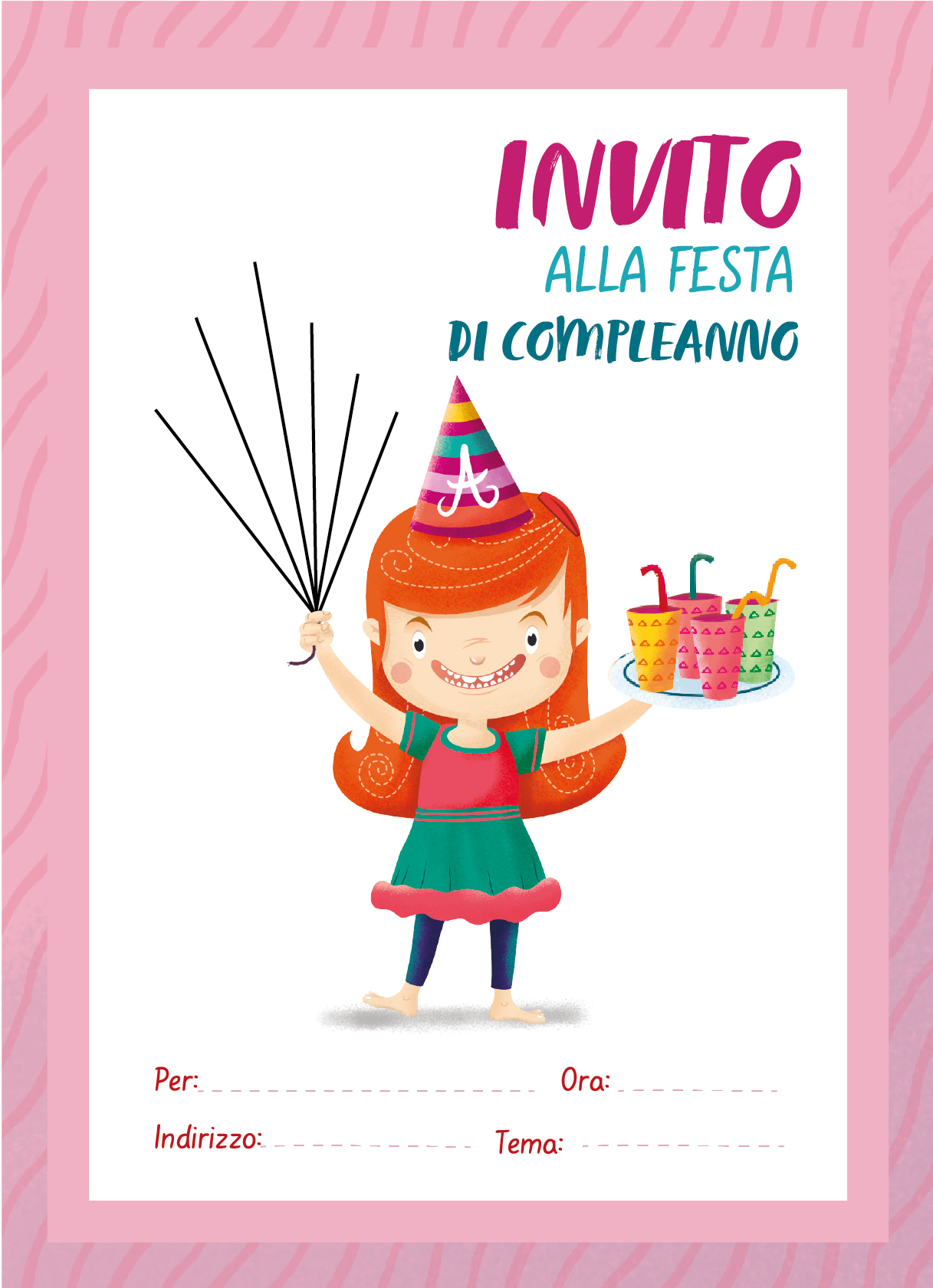 Scarica GRATIS l'invito di compleanno