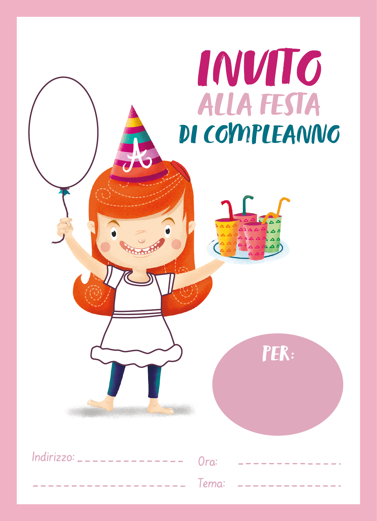 Scarica GRATIS l'invito di compleanno