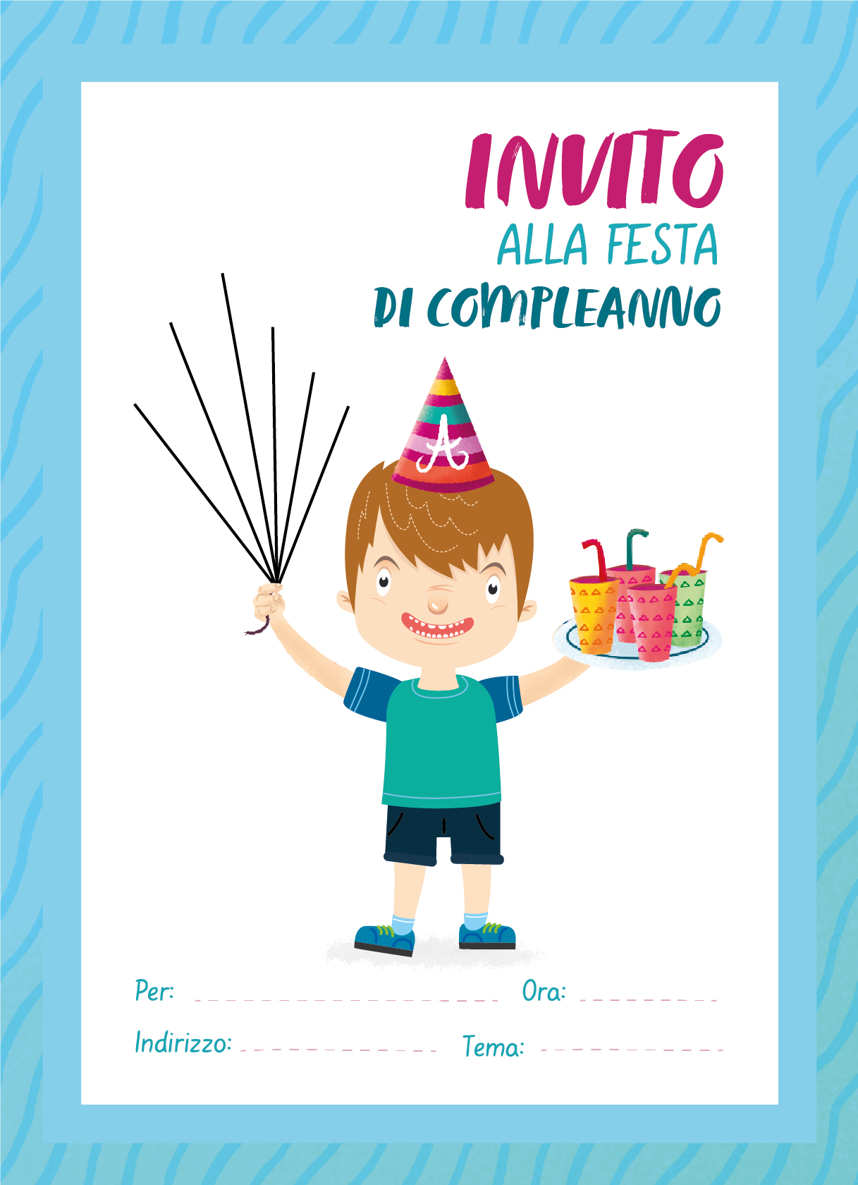 Scarica GRATIS l'invito di compleanno