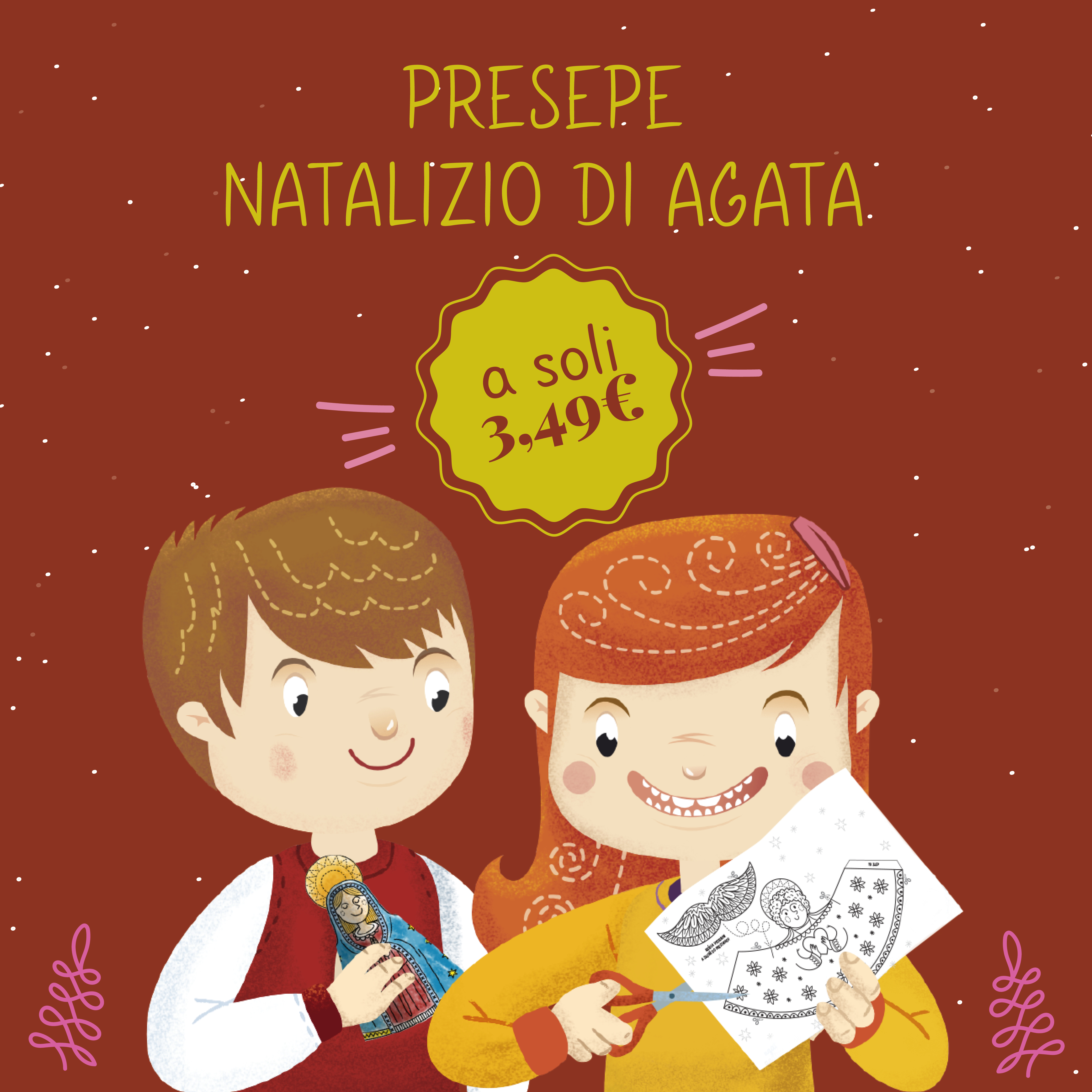 Creazione natalizia: Presepe di carta di Agata