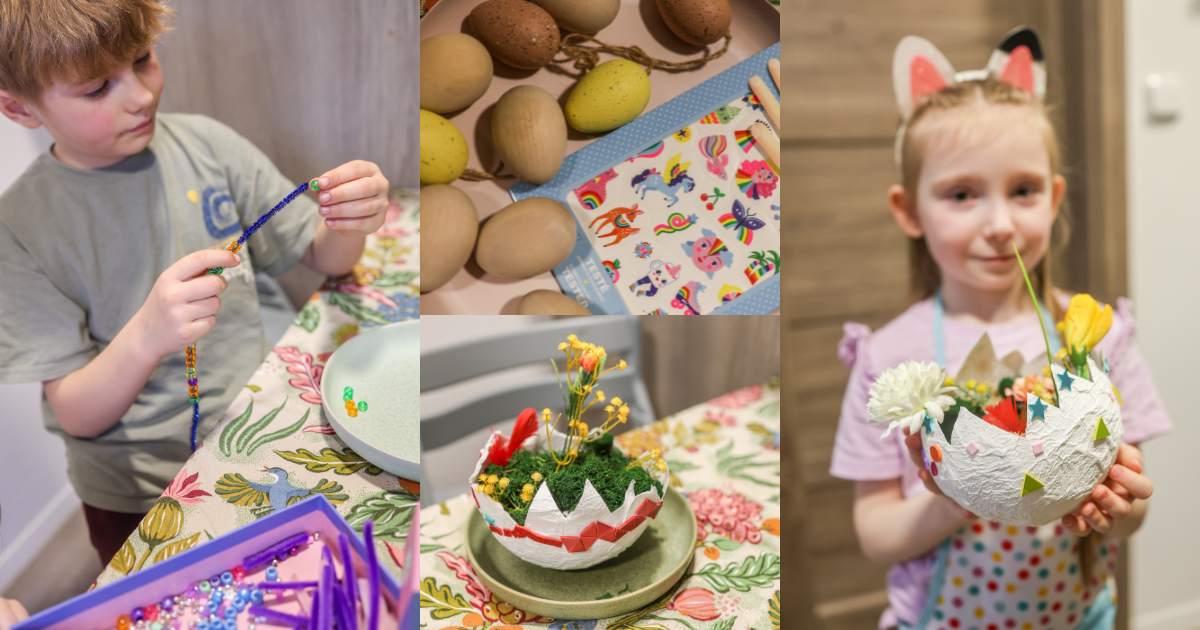 Creazioni pasquali ECO con i bambini: 3 idee per riutilizzare i materiali avanzati dai kit creativi