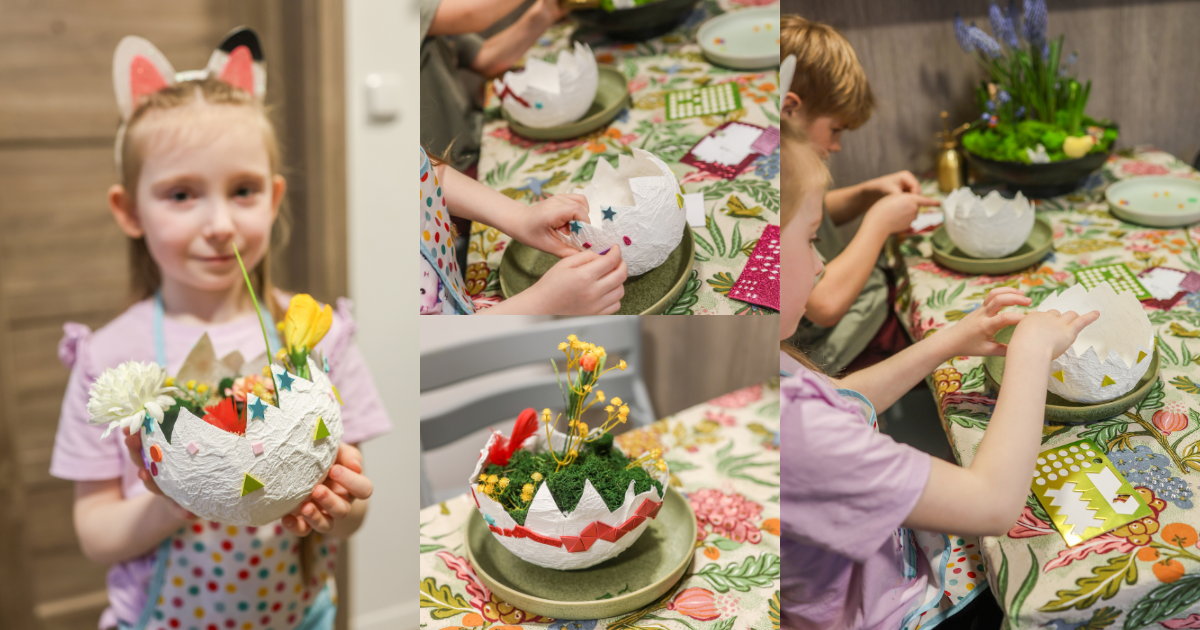 Creazioni pasquali ECO con i bambini: 3 idee per riutilizzare i materiali avanzati dai kit creativi