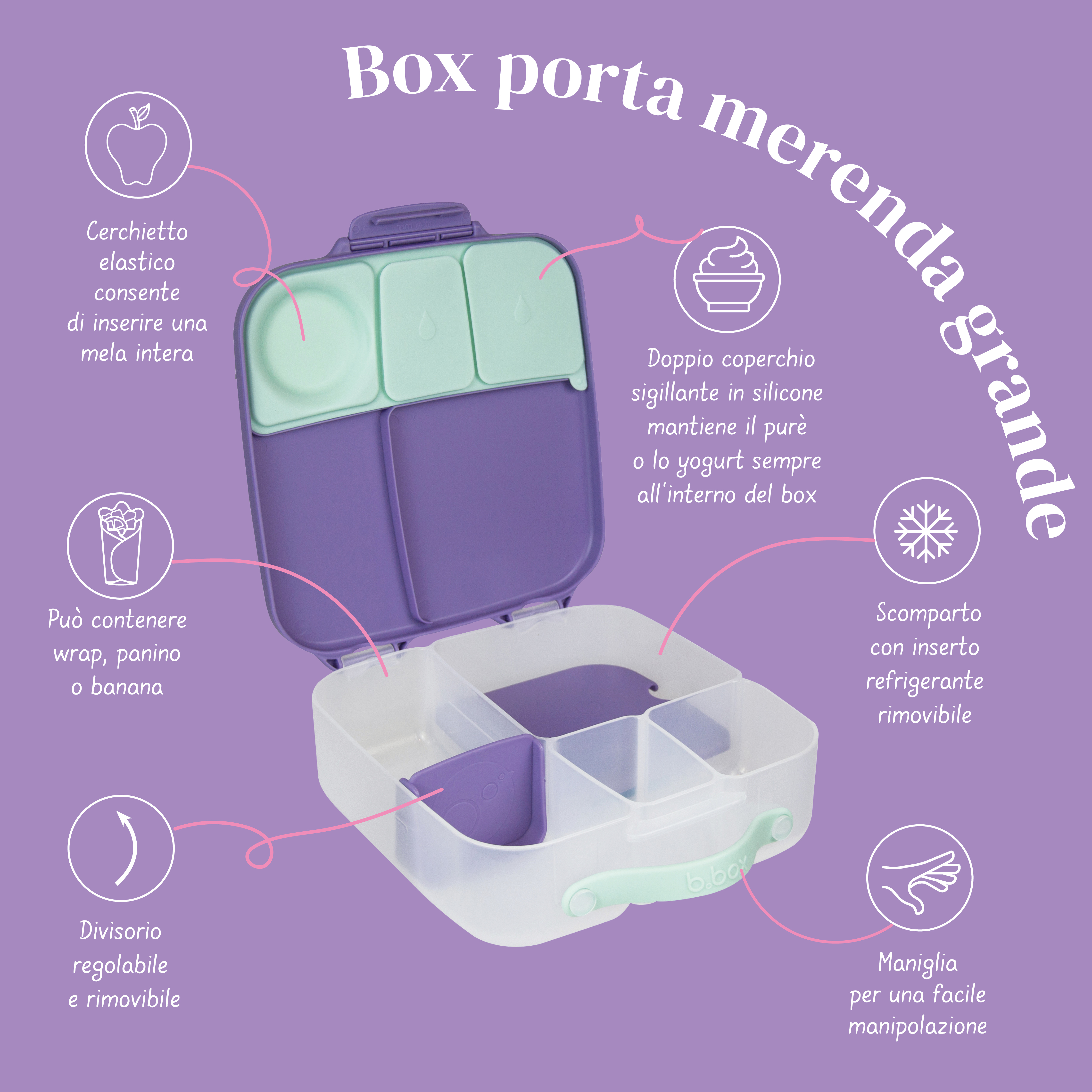 Box porta merenda b.box